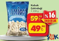 AMİGO KABAK ÇEKİRDEĞİ 200 G